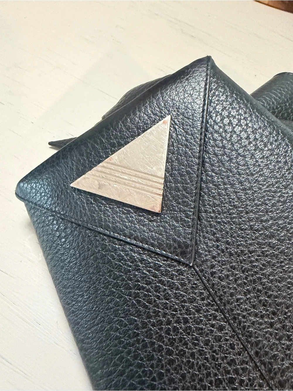The Attico ''La Passeggiata Medium'' Black Top Handle